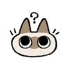 Стикер Kawaii Siamese