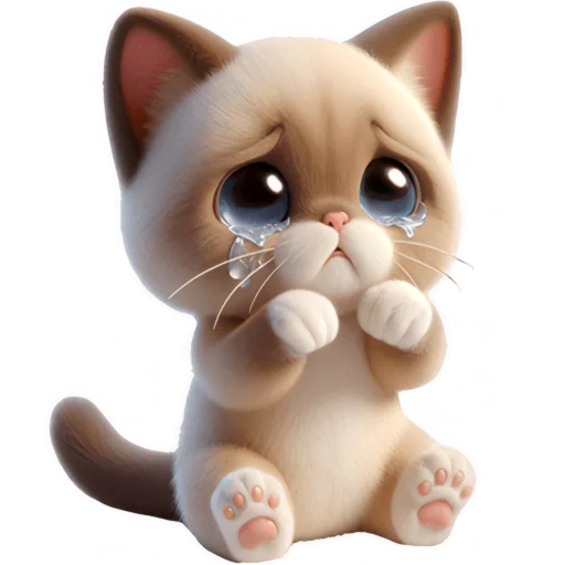 Стикер Сиамский котик