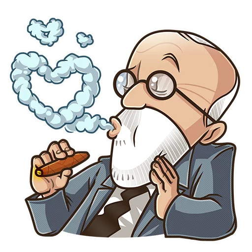 Стикер Sigmund Freud