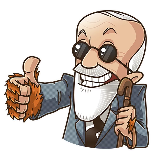 Стикер Sigmund Freud