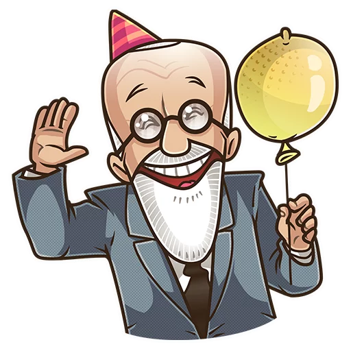 Стикер Sigmund Freud