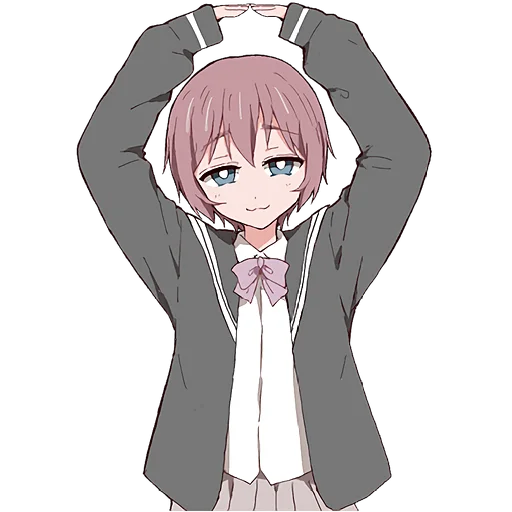 Стикер Молчаливая тян