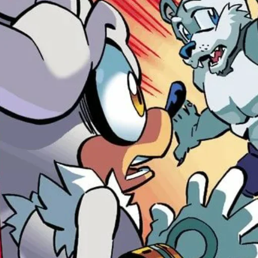 Стикер Silver the hedgehog | Еж Сильвер