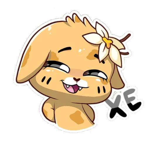 Стикер Лунька