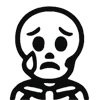Эмодзи Skeleton