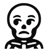 Эмодзи Skeleton
