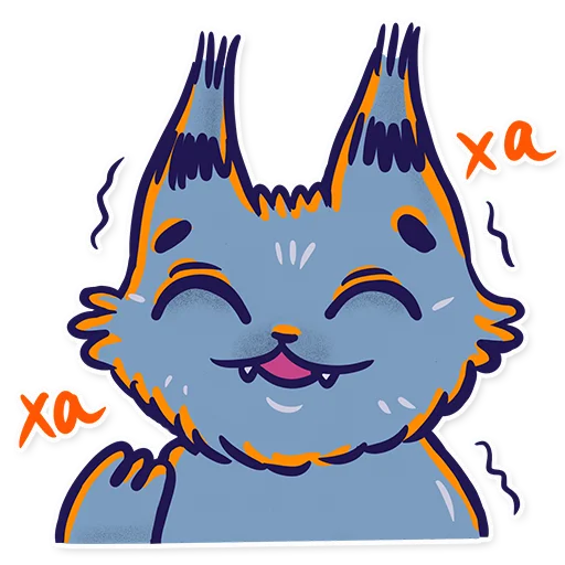 Стикер Скетч-кот