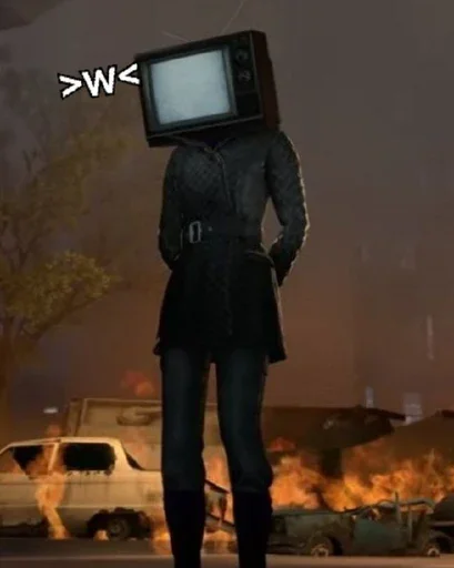 Стикер Скибиди туалет