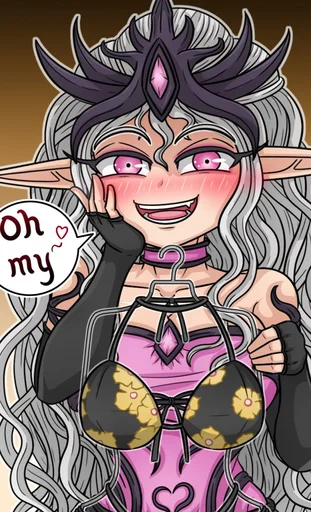 Стикер Slaanesh Chan / Пропаганда ереси