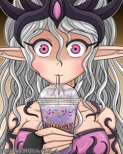 Стикер Slaanesh Chan / Пропаганда ереси