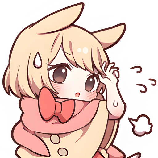 Стикер Сладкий зайчик 3