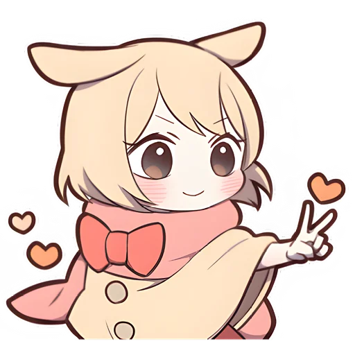 Стикер Сладкий зайчик 2