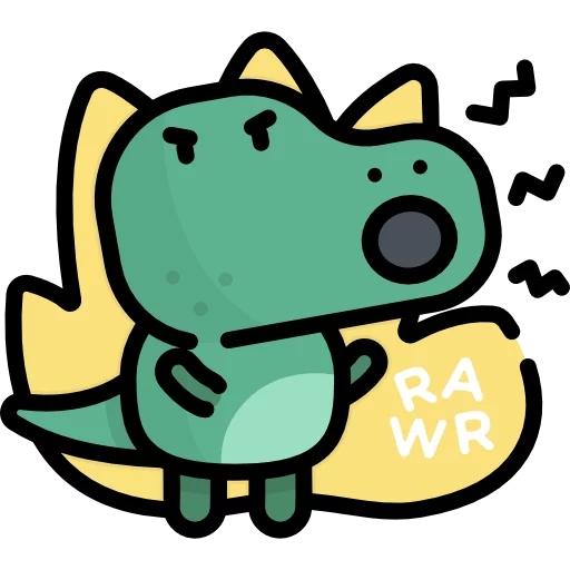 Стикер Маленький Динозаврик