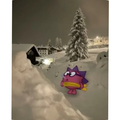 Стикер Смешарики Ежик