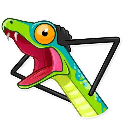 Стикер Sneaky Snakie
