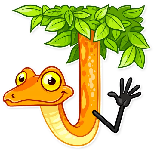 Стикер Sneaky Snakie