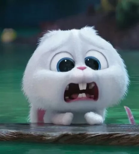 Стикер Snowball the rabbit