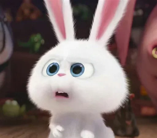 Стикер Snowball the rabbit