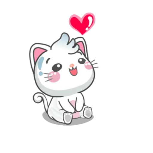 Стикер Snowy Cat: