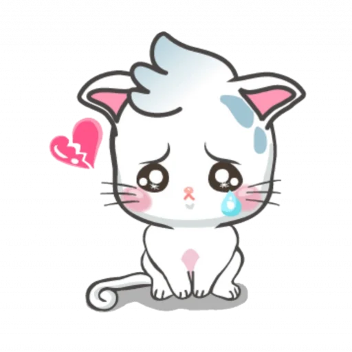 Стикер Snowy Cat: