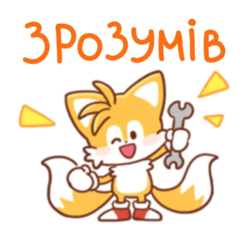 Стикер Sonic Cute Emoji UA