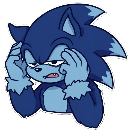Стикер Sonic Werehog