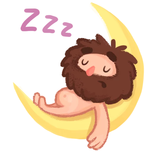 Стикер Space Caveman by Anna Lomakina