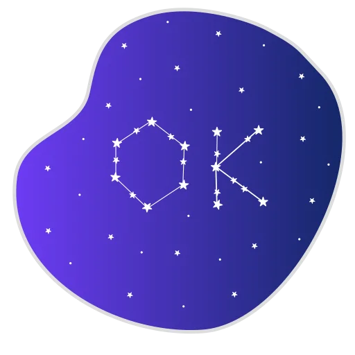 Стикер Космос внутри нас