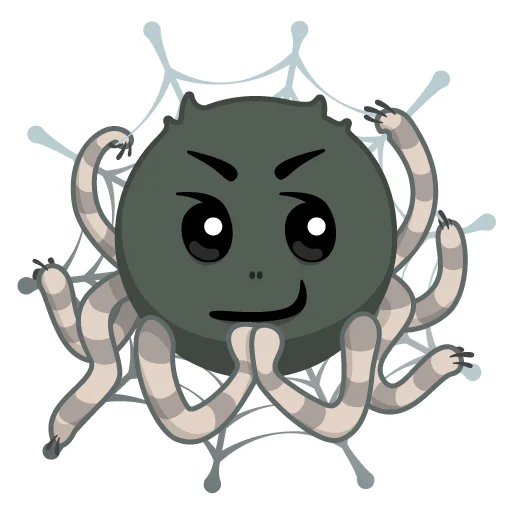 Стикер Паучок и Яся