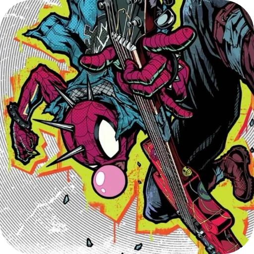 Стикер Spider Punk