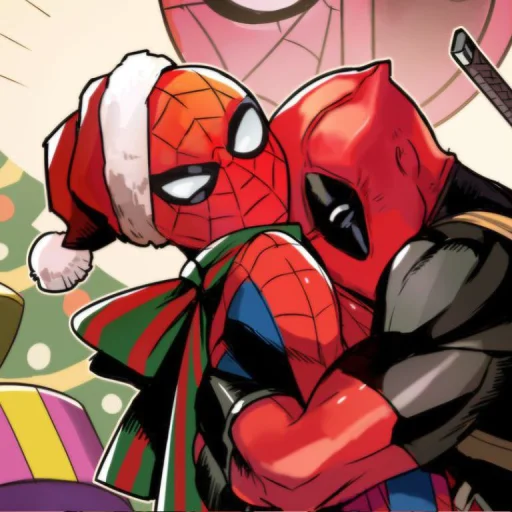 Стикер Spider Man and DeadPool