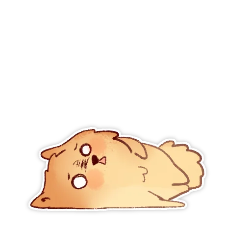 Стикер Булочка с корицей