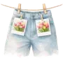 Эмодзи Весенний шрифт