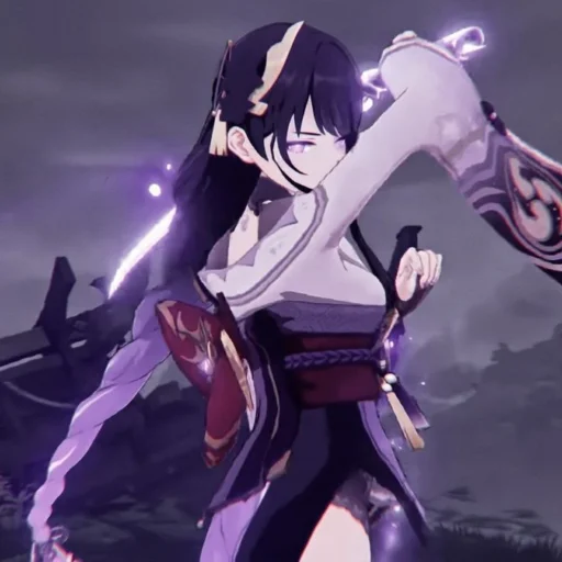 Стикер Raiden Shogun