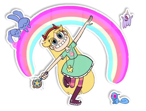 Стикер Стар против сил зла