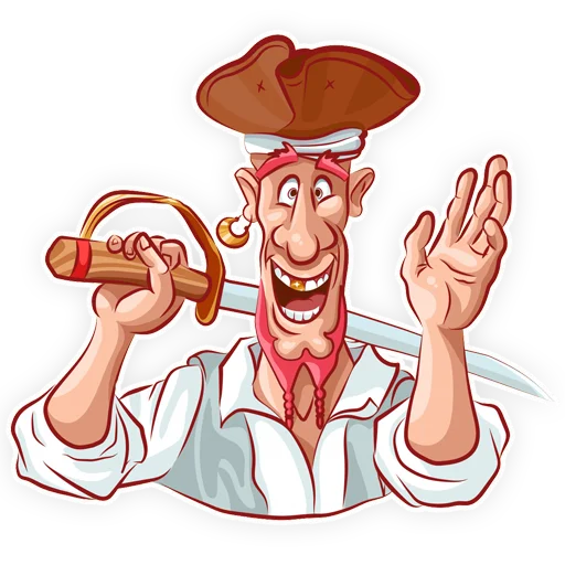 Стикер Пират