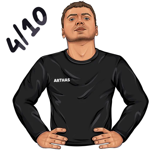 Стикер ПАПИЧ