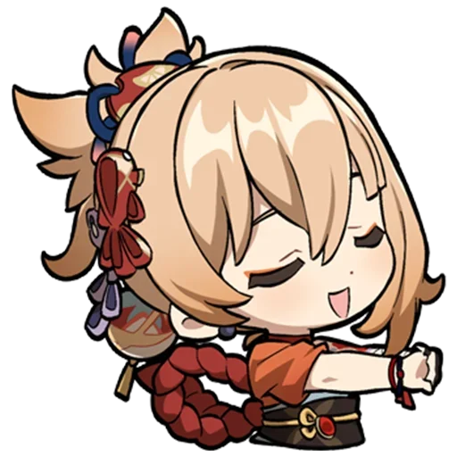 Стикер Chibi Genshin Impact