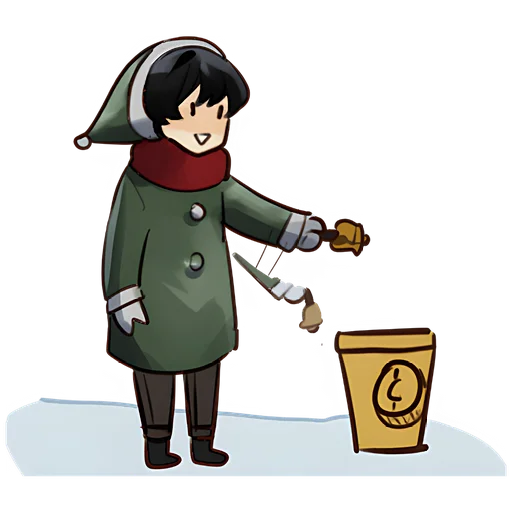 Стикер Странное Рождество