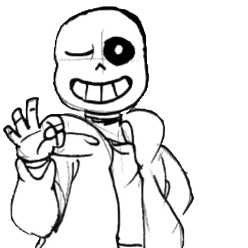 Стикер Санс