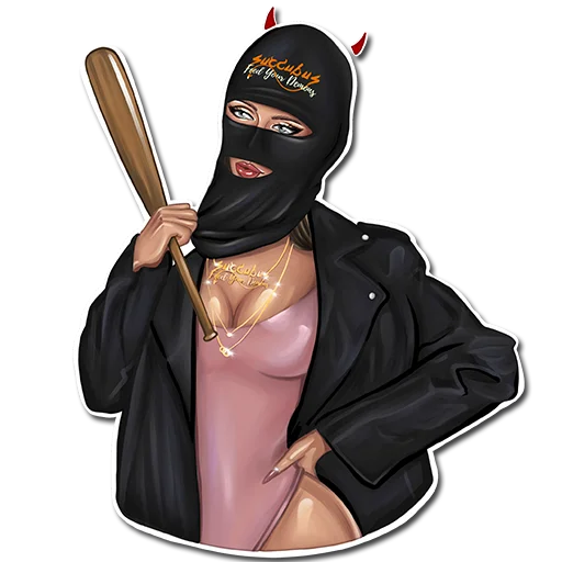 Стикер SUCCUBUS BLONDE