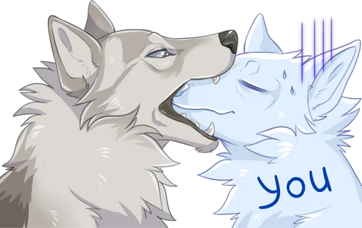 Стикер Suff Tundra Wolf