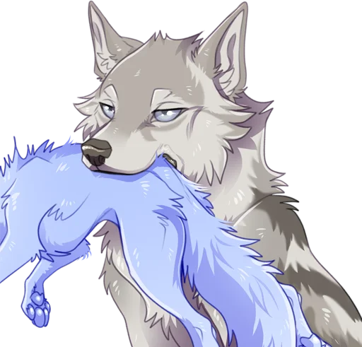 Стикер Suff Tundra Wolf