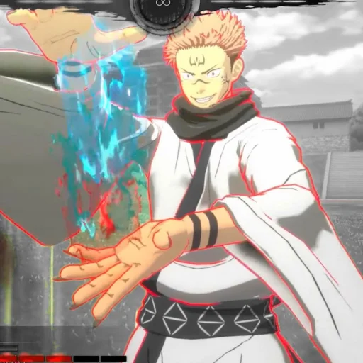 Стикер Sukuna cursed clash