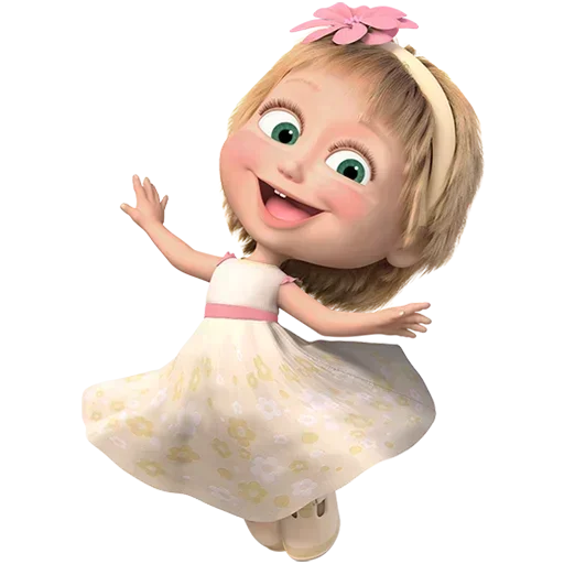 Стикер Лето с Машей Без Текста