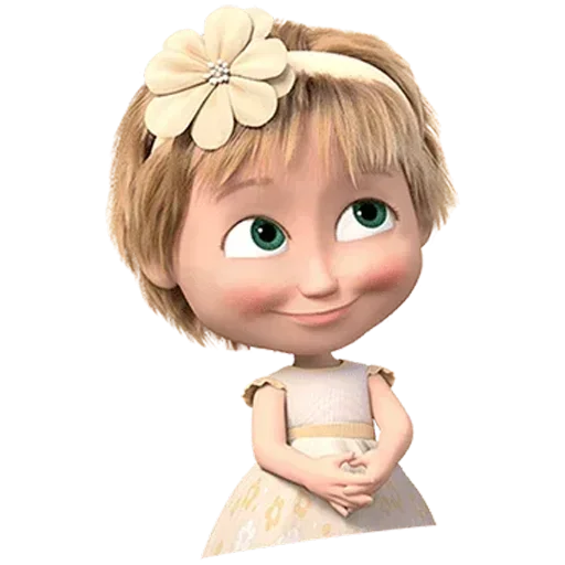 Стикер Лето с Машей Без Текста