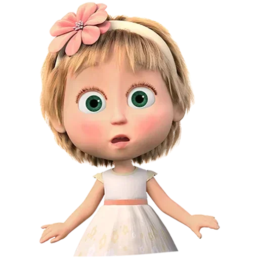 Стикер Лето с Машей Без Текста