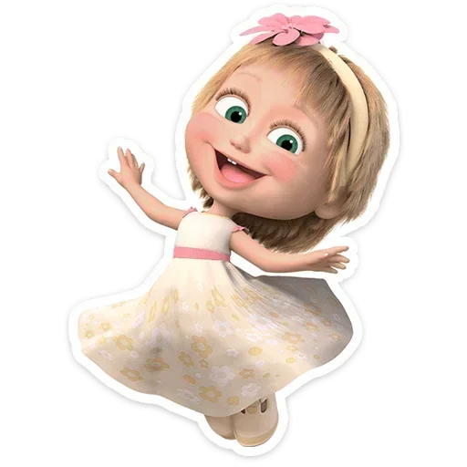 Стикер Лето с Машей