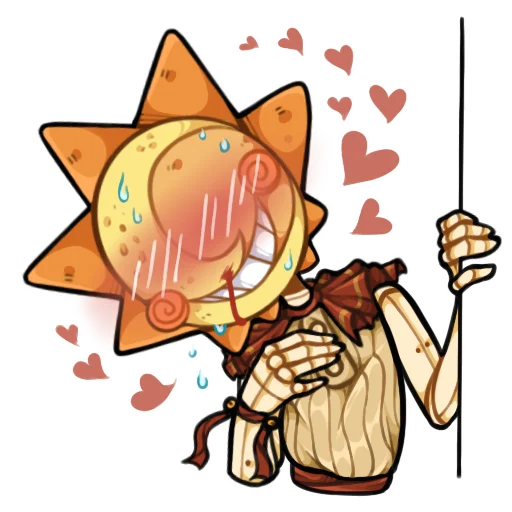 Стикер Sundrop and Moondrop by roritozokaru