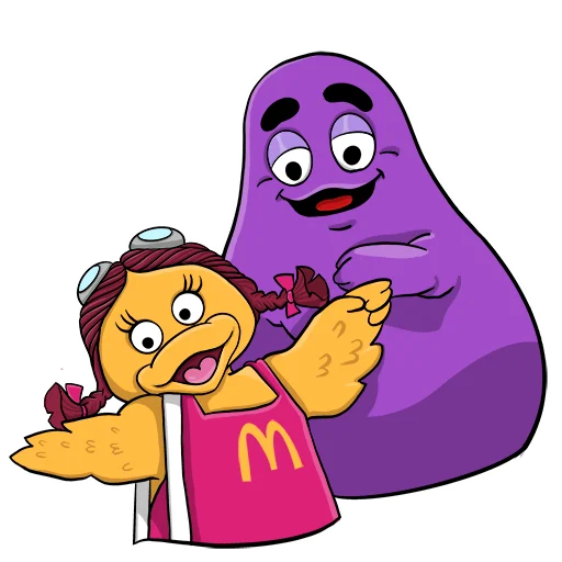 Стикер GRIMACE_FAMILY